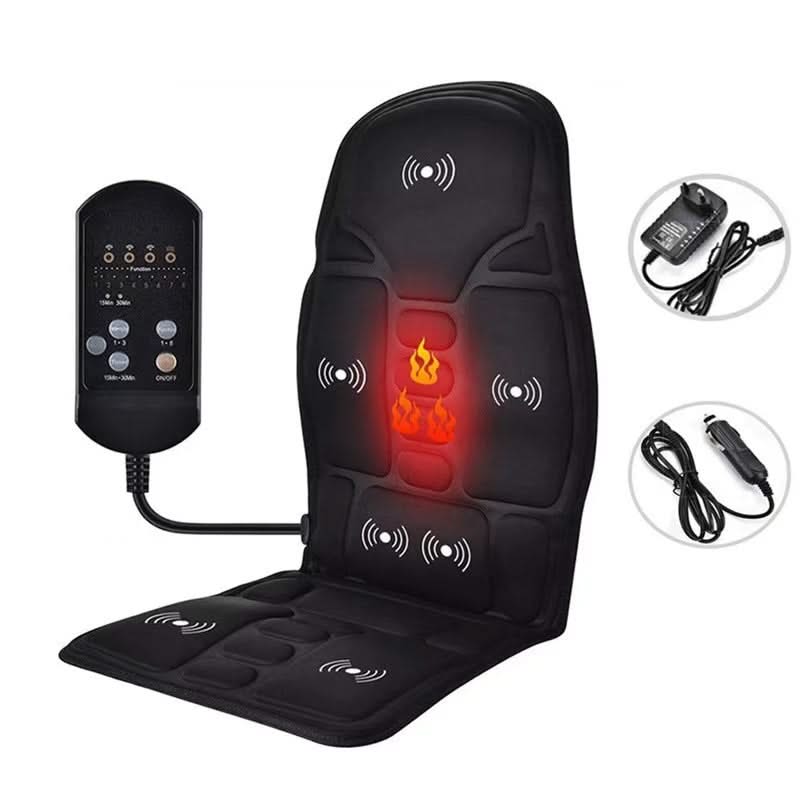 HexoRide™ – Heated Back & Seat Massage Cushion