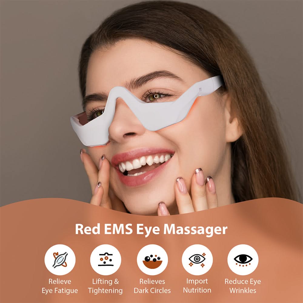 HexoEye™ – Microcurrent Red Light Eye Massager