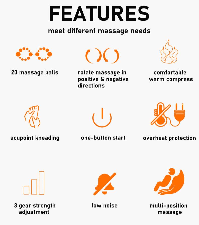 HexoRelief™ Shiatsu Kneading Foot Massager