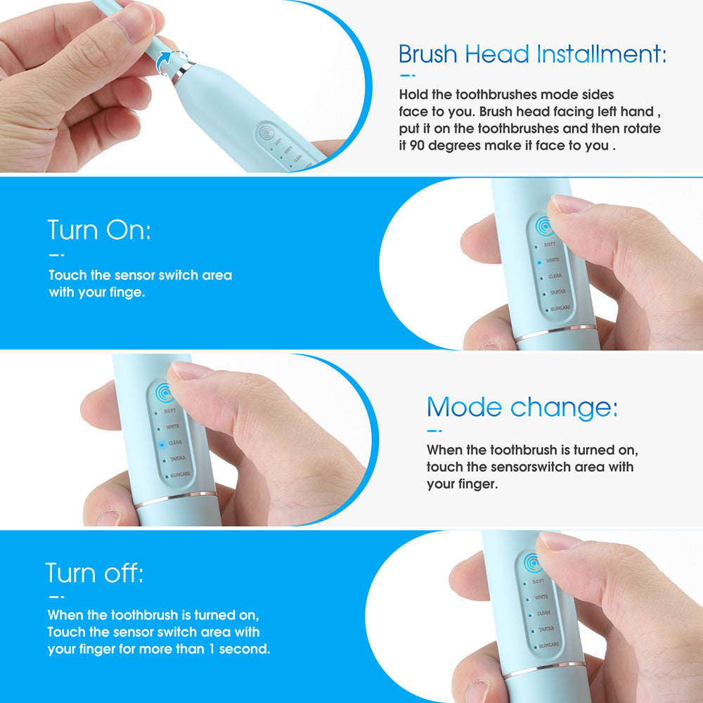 HexoClean™ Smart Touch Tooth Cleaner