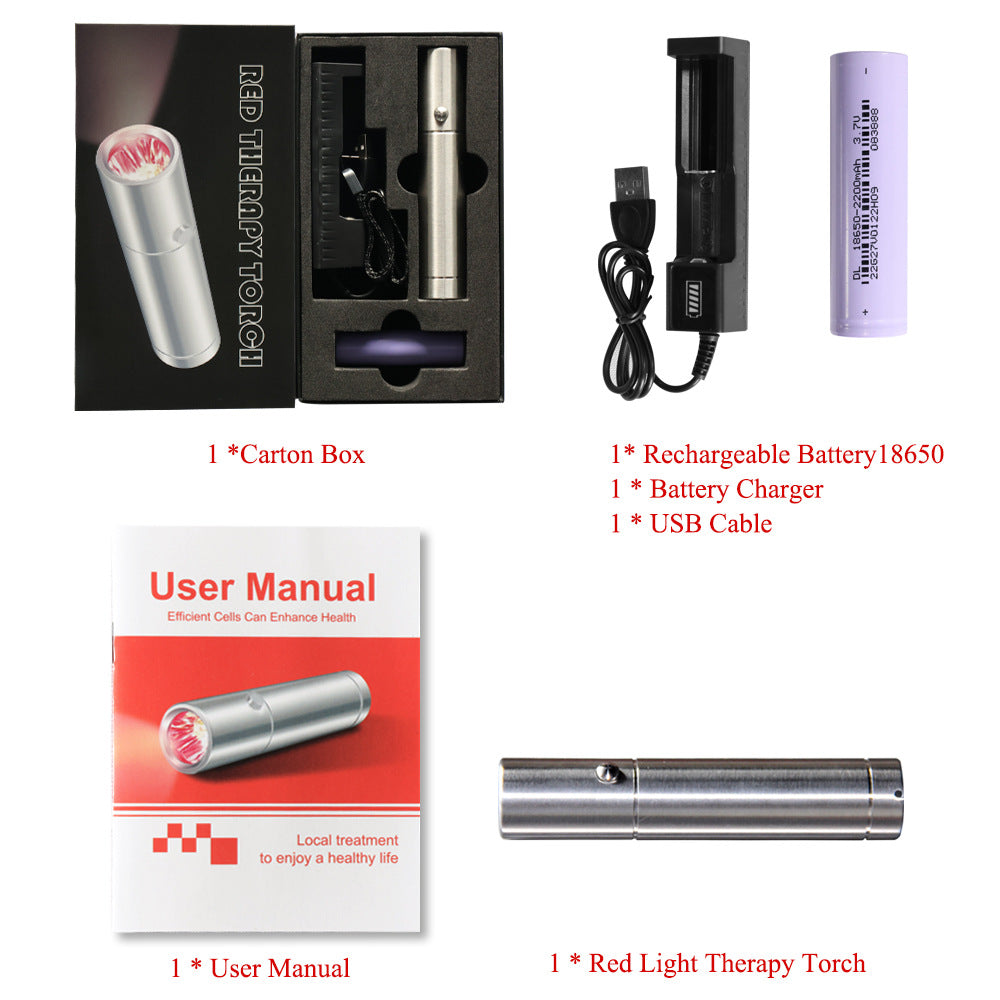 HexoRay™ Red Light Therapy Flashlight
