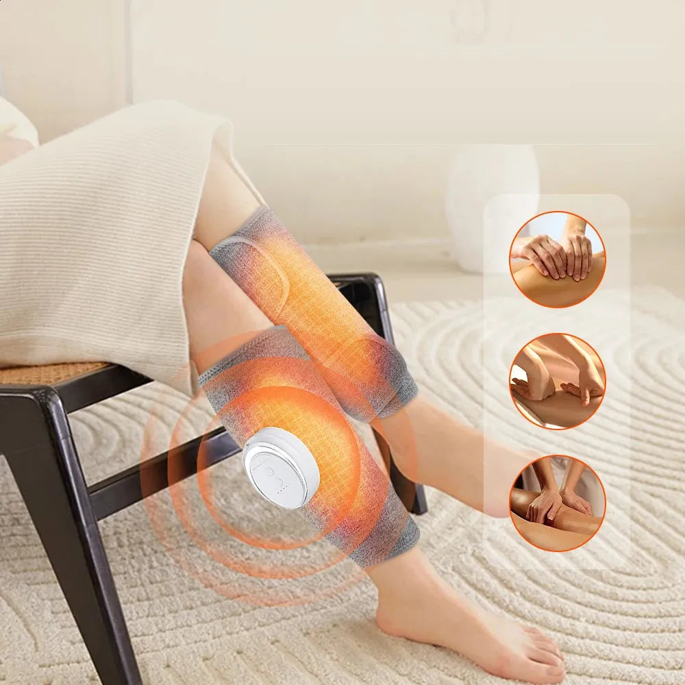 HexoLeg™ Cordless Air Compression Calf Massager with Heat &amp; Smart Pressure Relief