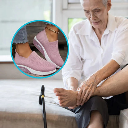 HexoComfy™ Orthopedic Mesh Sneakers for Women – Arch Support & Air Cushion for Foot Pain Relief