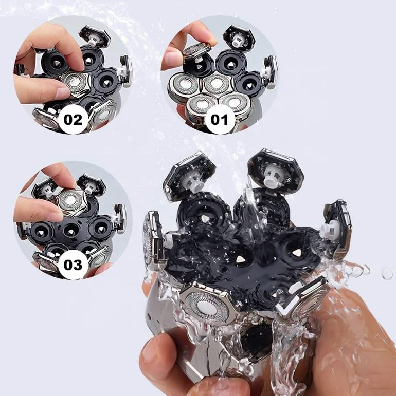 HexoShave™ Men's Electric Waterproof Head Shaver