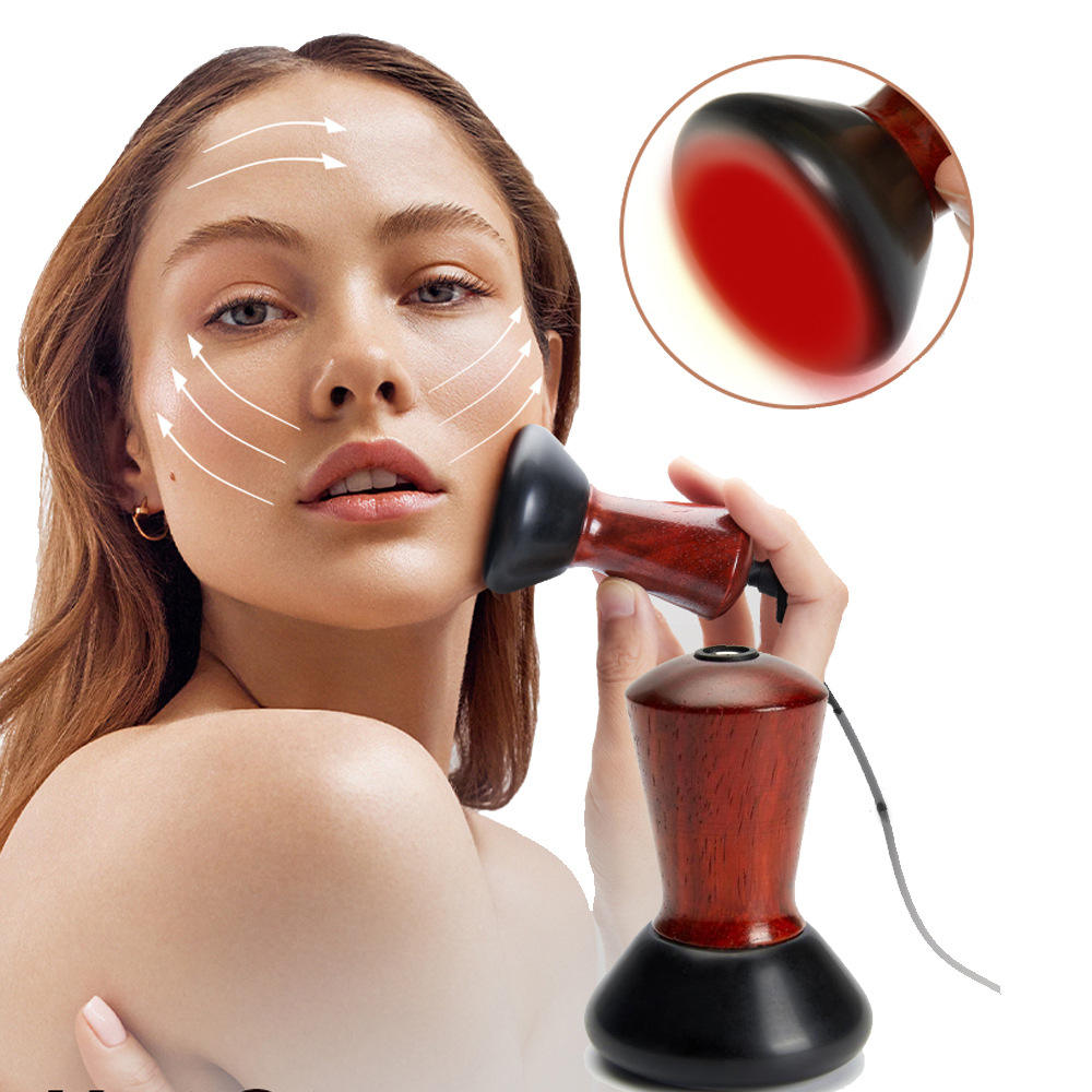 HexoGlow™ Hot Bian Stone Facial Massager
