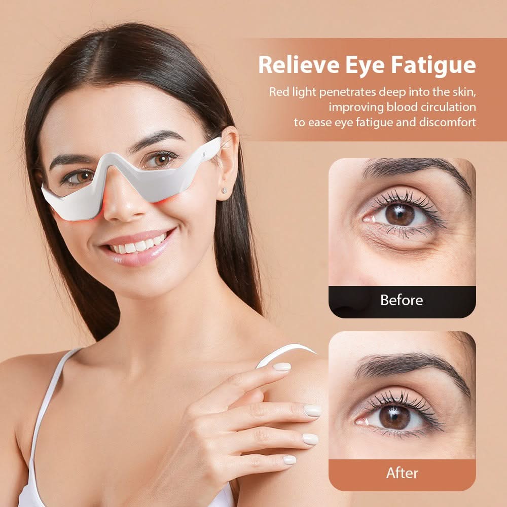 HexoEye™ – Microcurrent Red Light Eye Massager