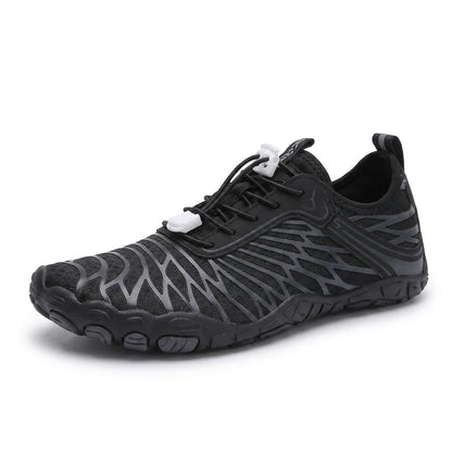 HexoComfy Women's Orthopedic Walking Shoes - Black