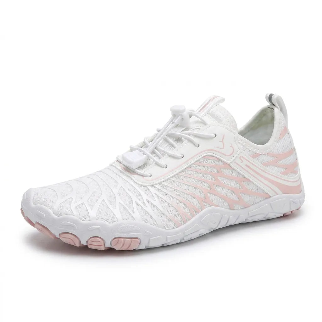 HexoComfy Women's Orthopedic Walking Shoes - White