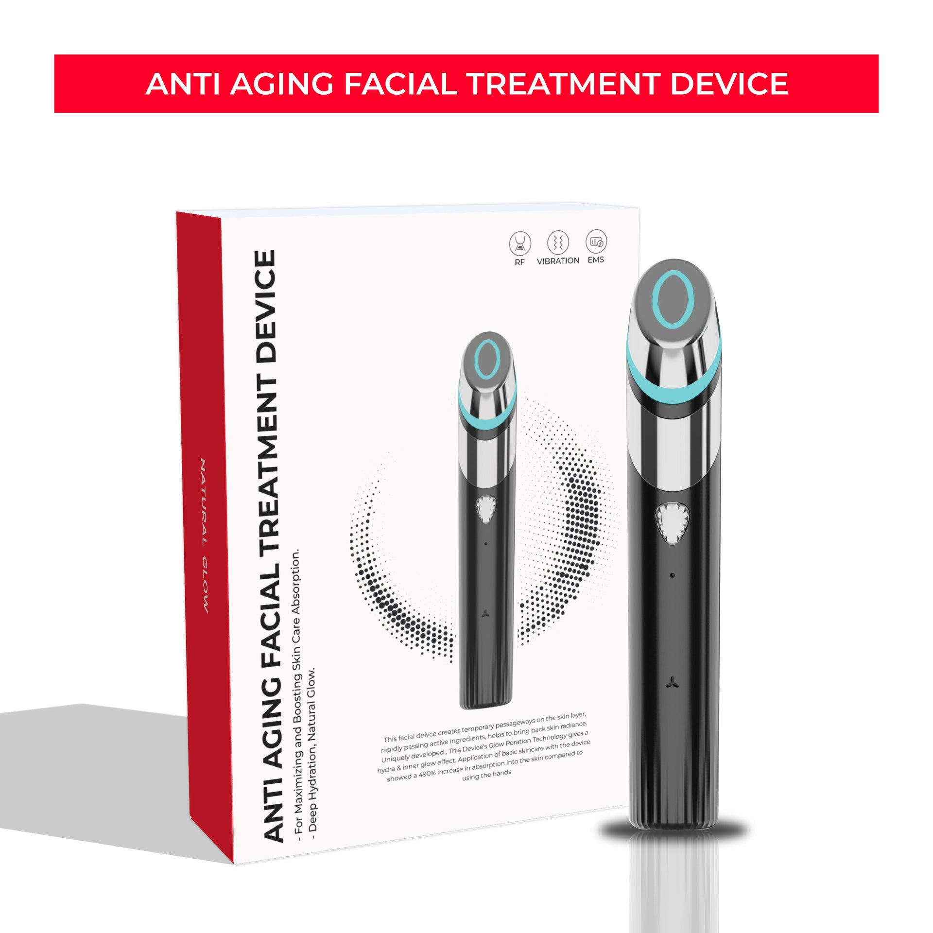 HexoGlow™ EMS Facial Firming Device