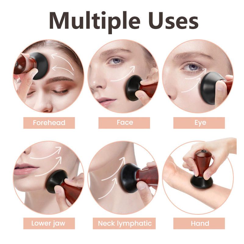 HexoGlow™ Hot Bian Stone Facial Massager