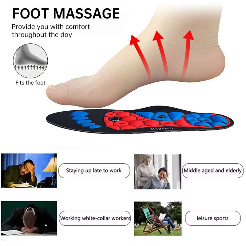 HexoStep™ – Magnetic Acupressure Insoles for Foot Massage, Fatigue Relief &amp; Circulation