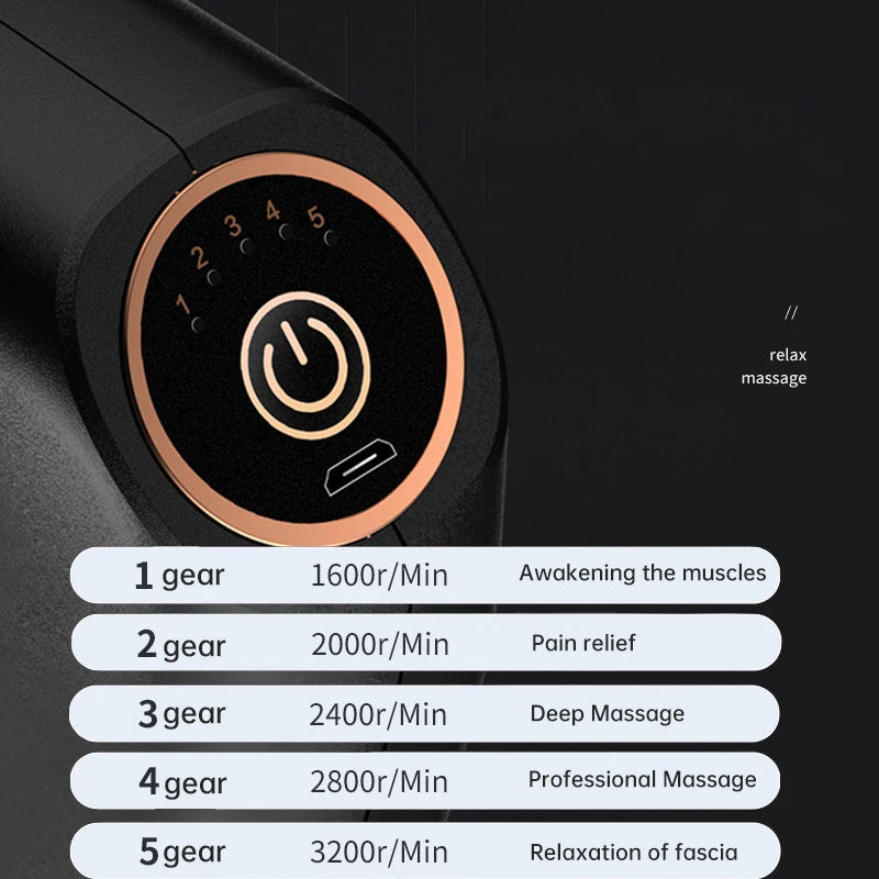 HexoPulse™ – Double-Headed Percussion Massage Gun