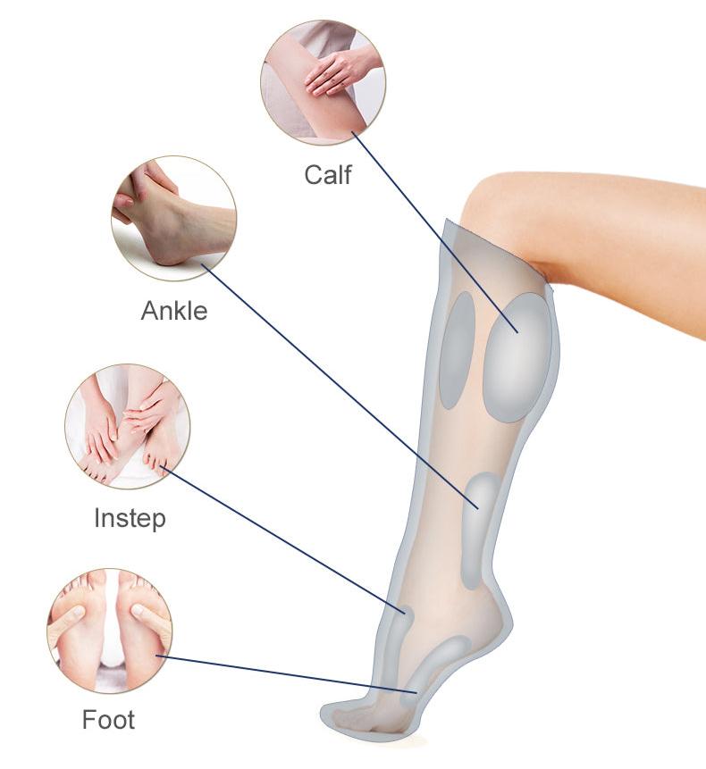 Pressotherapy Air Compression Calf &amp; Foot Massager