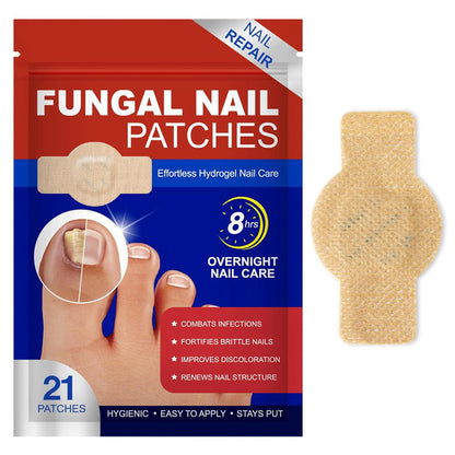 HexoNail™ Fungal Nail Repair Patches – Hydrogel Toenail & Fingernail Treatment (21-Pack)