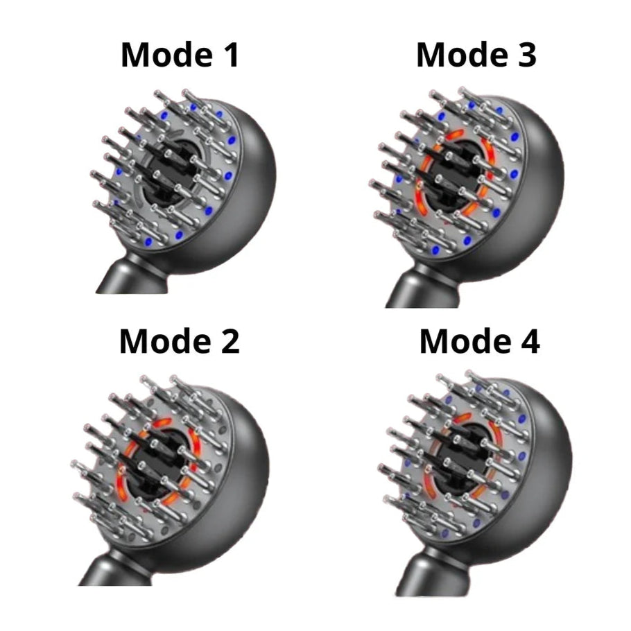 HexoScalp™ 4-in-1 Scalp Massager and Hair Care Comb