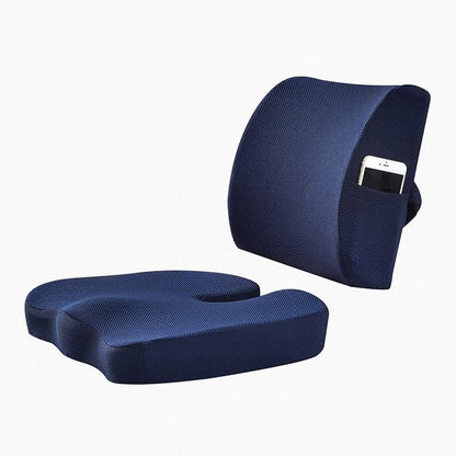 HexoSeat™ Ergonomic Back & Seat Cushion Set