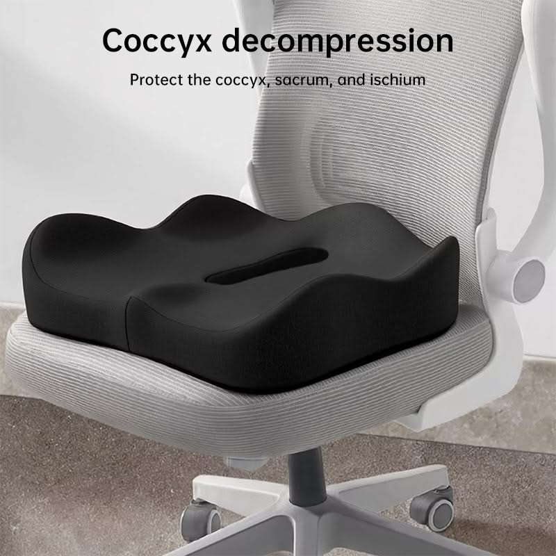 HexoSeat™ Memory Foam Car Cushion – Ergonomic Pain Relief for Back & Coccyx