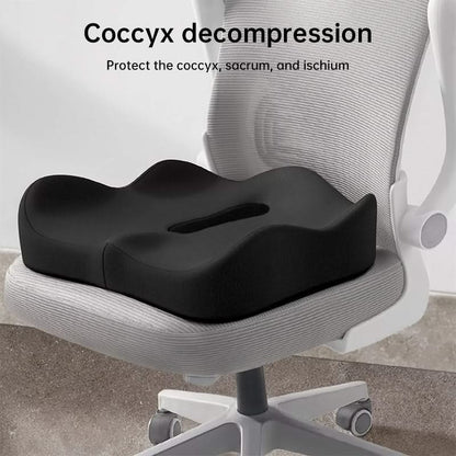 HexoSeat™ Memory Foam Car Cushion – Ergonomic Pain Relief for Back & Coccyx