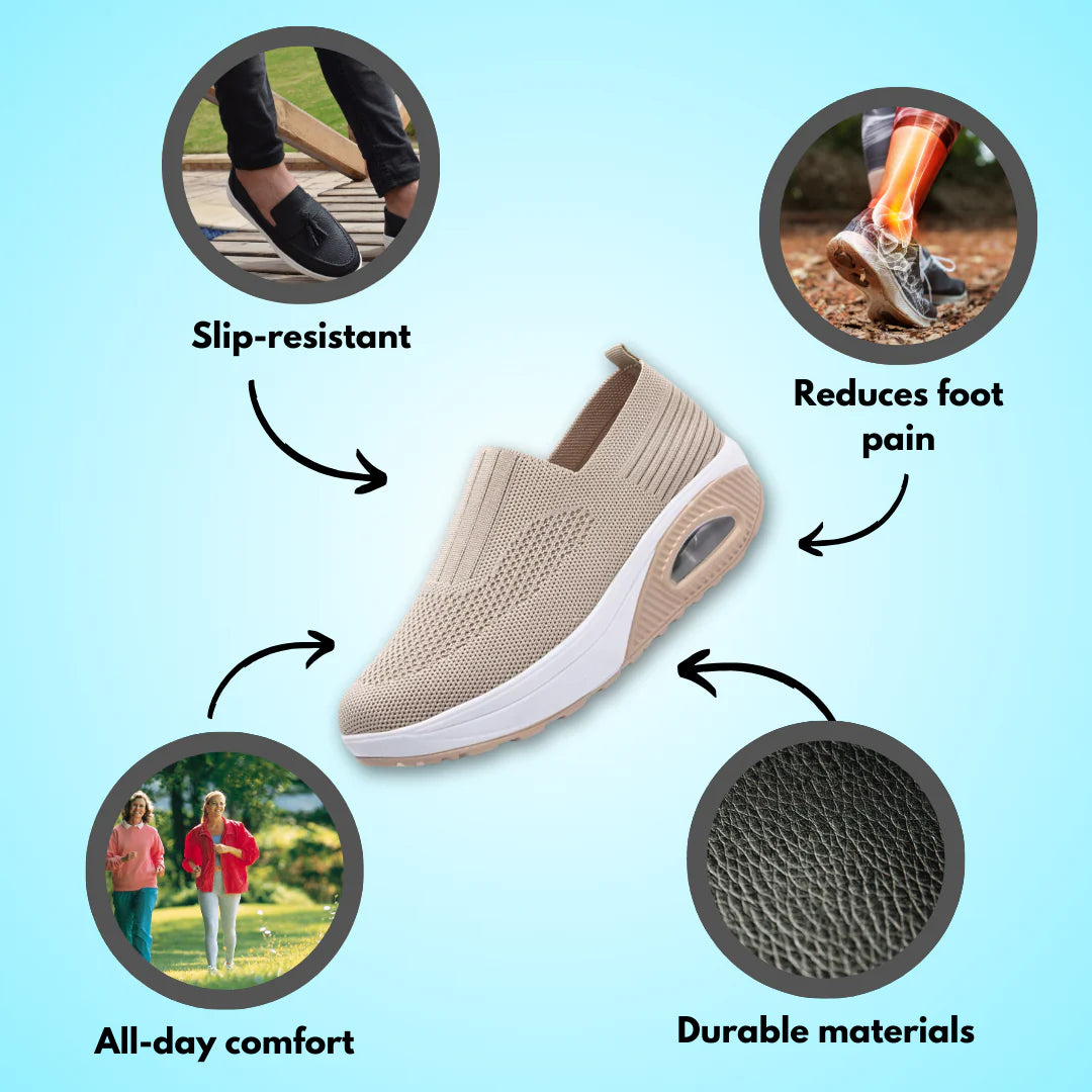 HexoComfy™ Orthopedic Women’s Sneakers for Swollen Feet &amp; Edema Relief