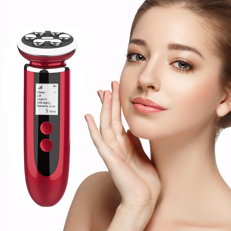 HexoGlow™ RF Facial Lifting & Skin Rejuvenation Device with EMS & LED Photon Therapy