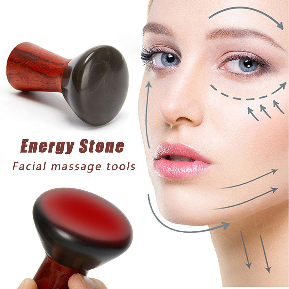 HexoGlow™ Hot Bian Stone Facial Massager