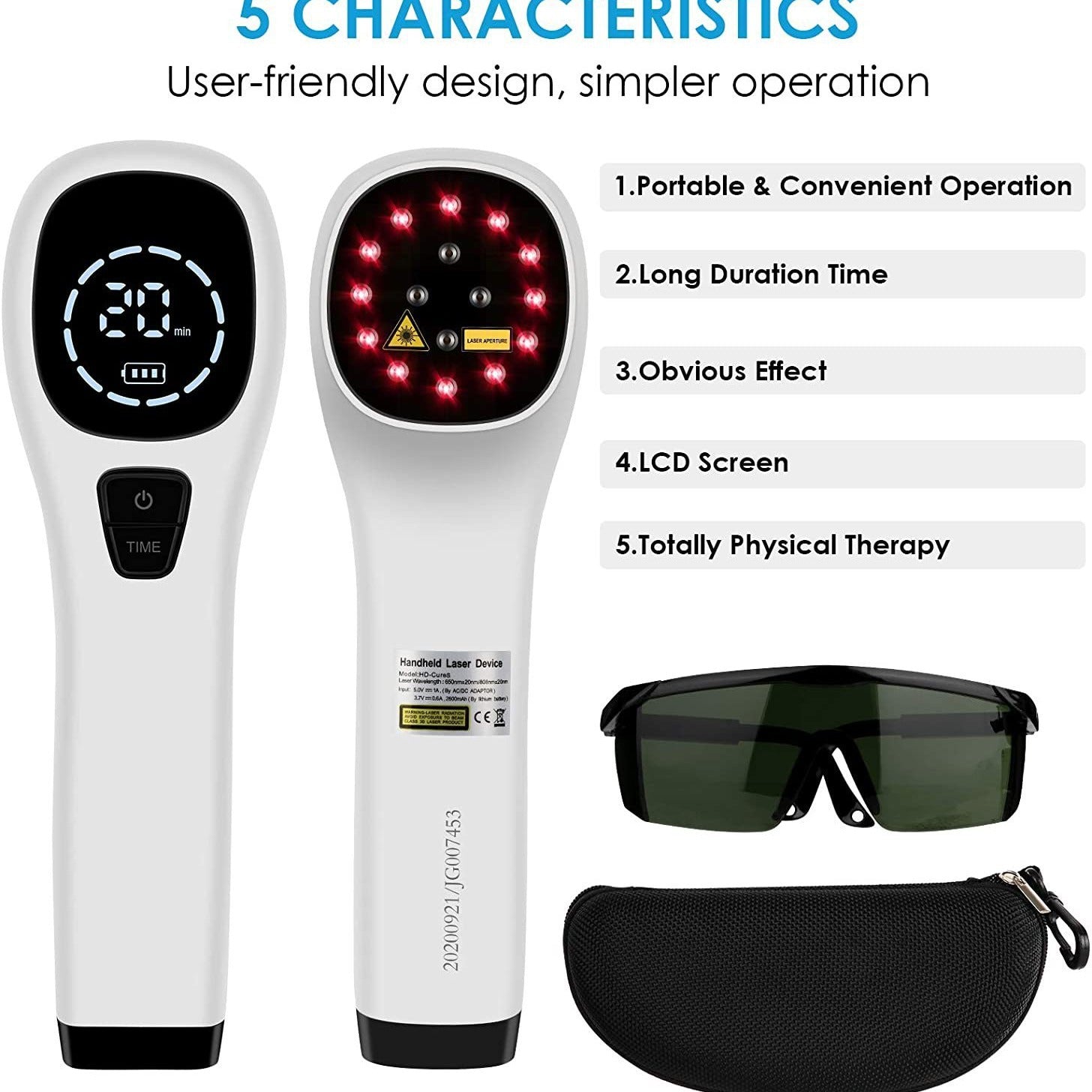 HexoBeam™ Red Light Laser Therapy Massager