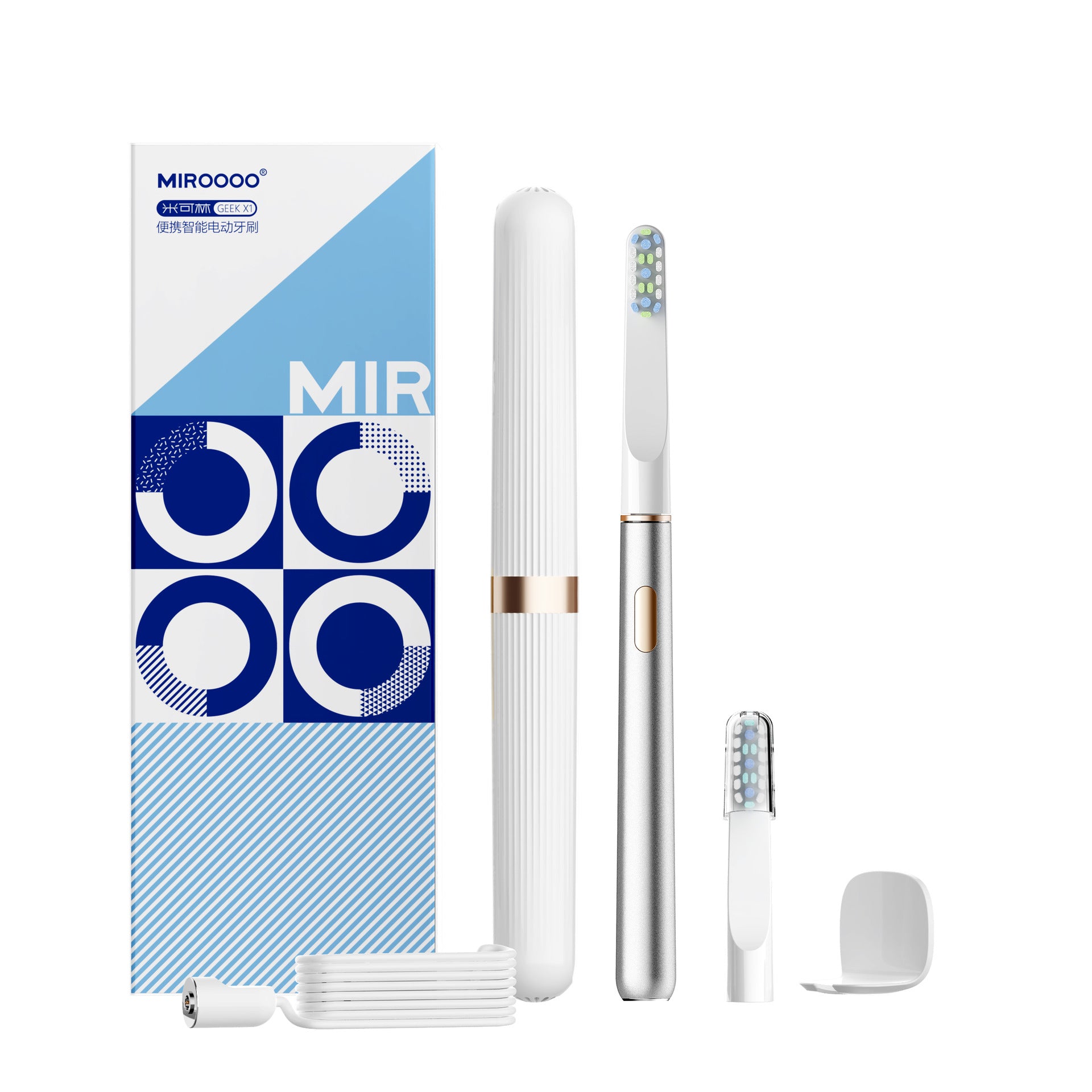 MIROOOO™ Soundwave Electric Toothbrush with Smart Vibration &amp; Magnetic Charging