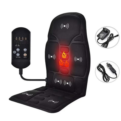 HexoRide™ – Heated Back & Seat Massage Cushion