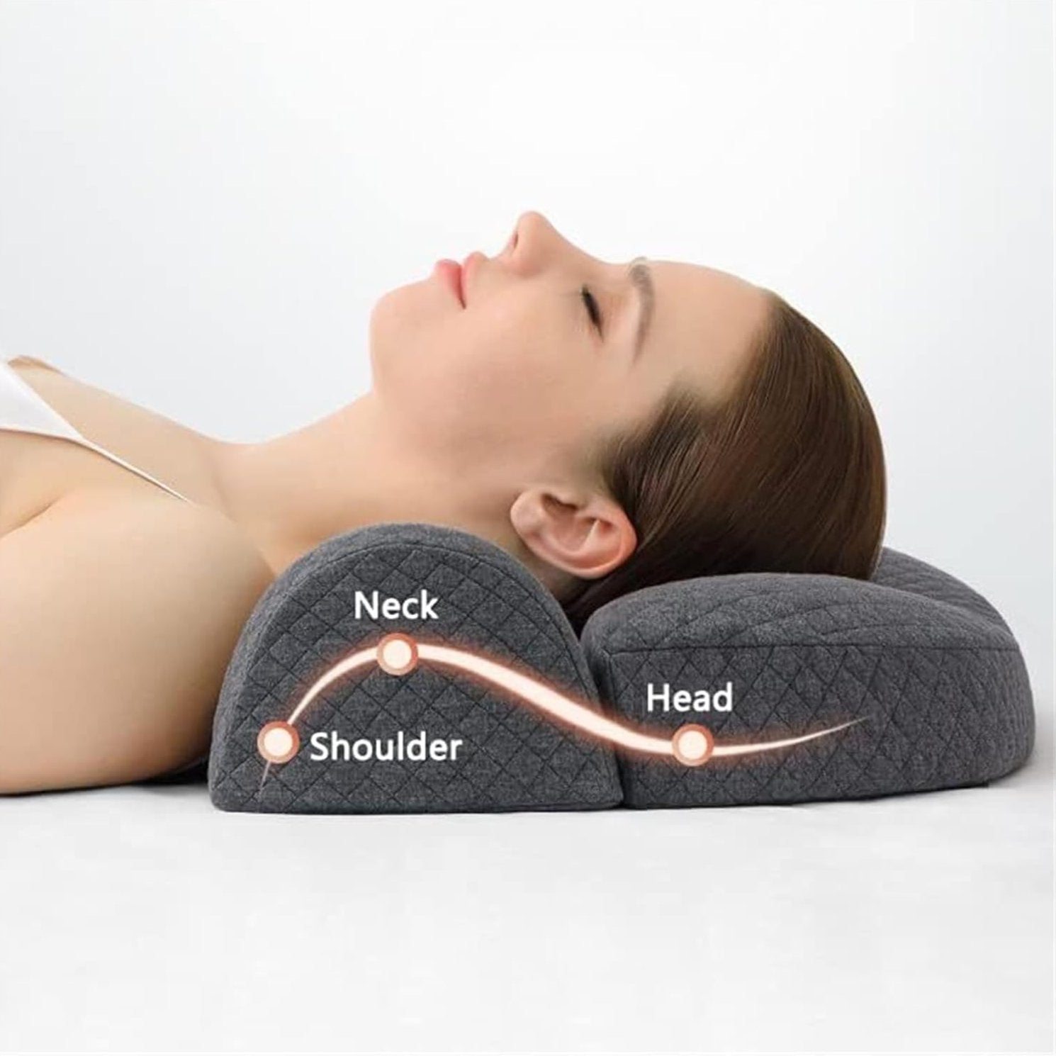 HexoSleep™ Orthopedic Cervical Memory Foam Pillow