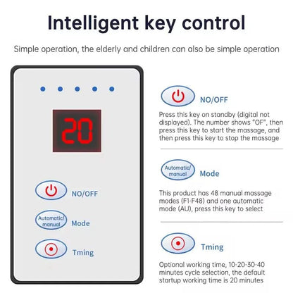 HexoTone™ Smart Vibration Massage Belt for Fat Burning, Muscle Relief & Fitness Support