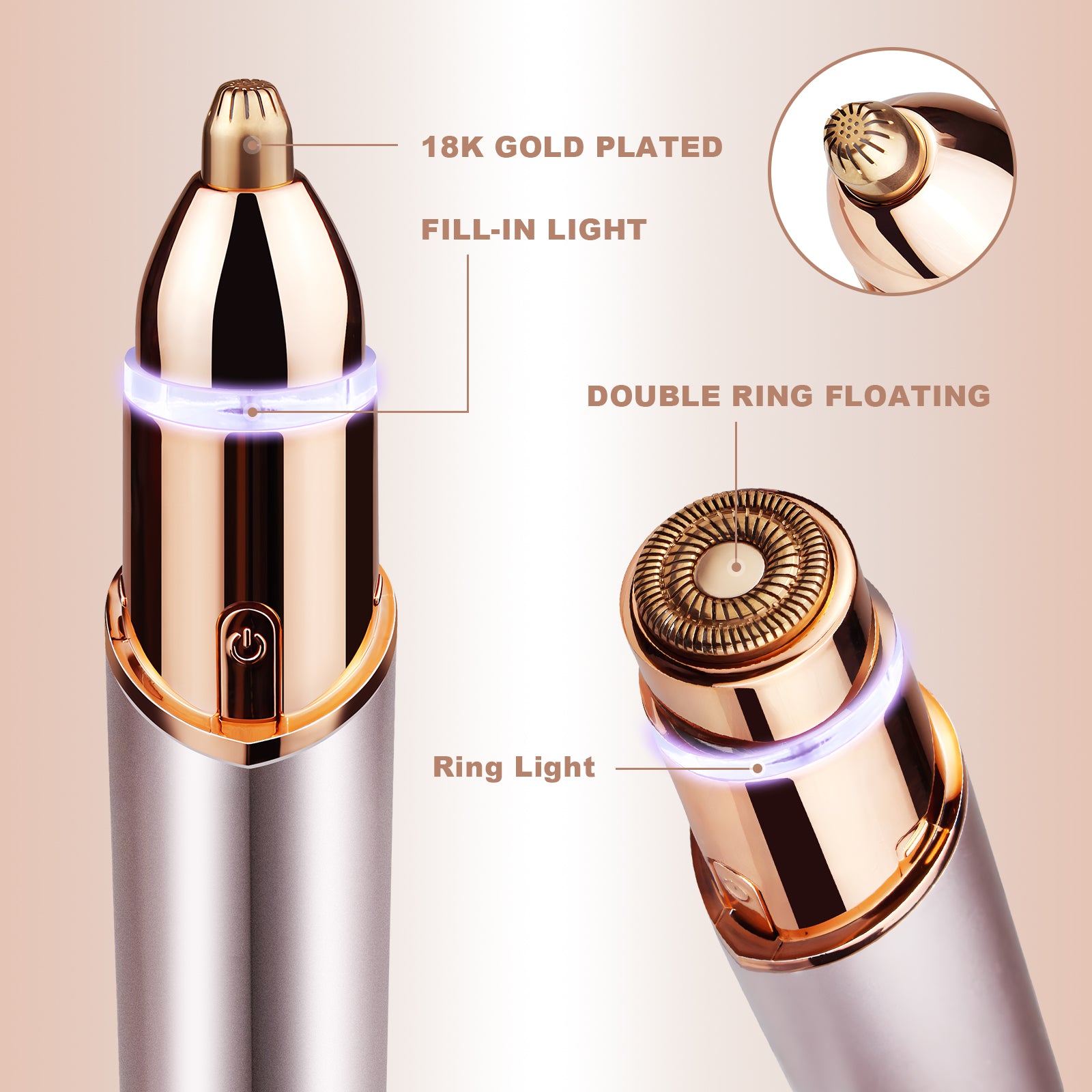 HexoGlow™ 2-in-1 Hair Remover