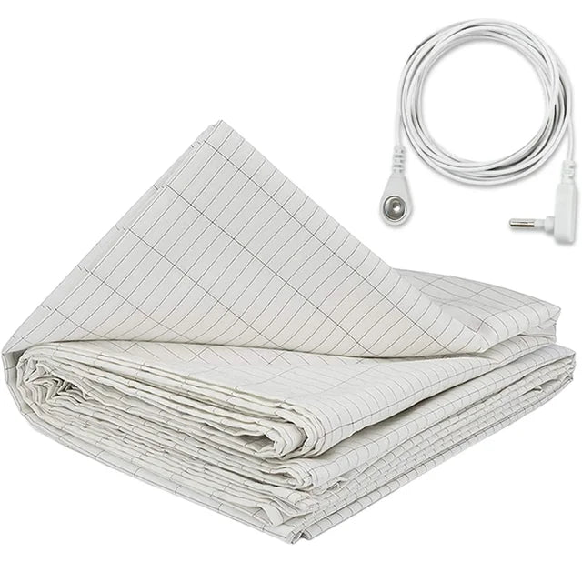 HexoWeave™ Silver Fiber Bed Sheets for Anti-Static, Grounded Sleep