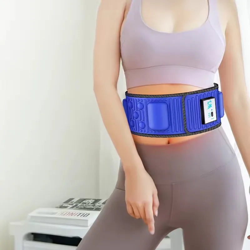 HexoTone™ Smart Vibration Massage Belt for Fat Burning, Muscle Relief & Fitness Support