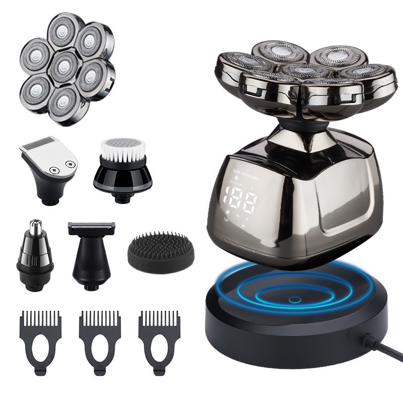 HexoShave™ Men&#39;s Electric Waterproof Head Shaver