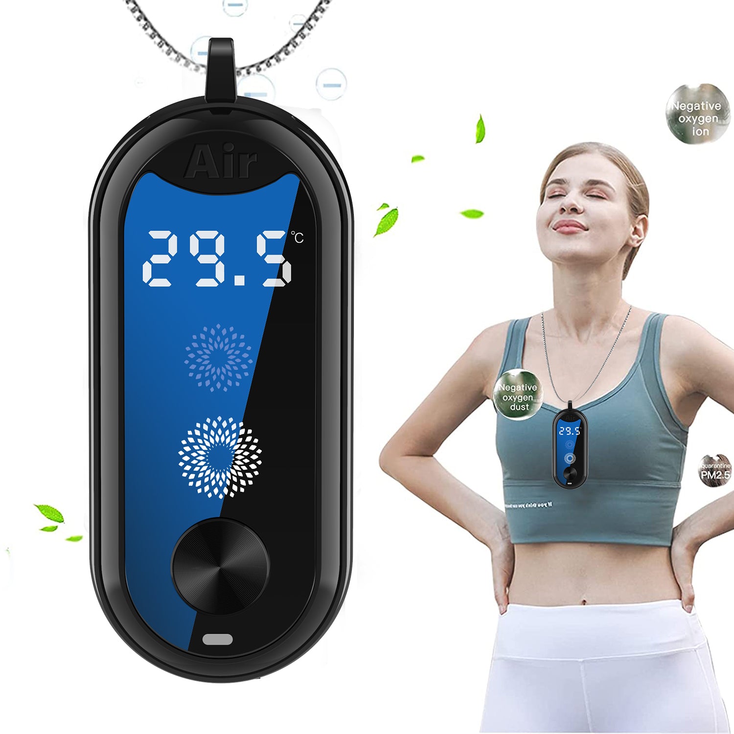 HexoPure™ Mini Portable Air Purifier Necklace
