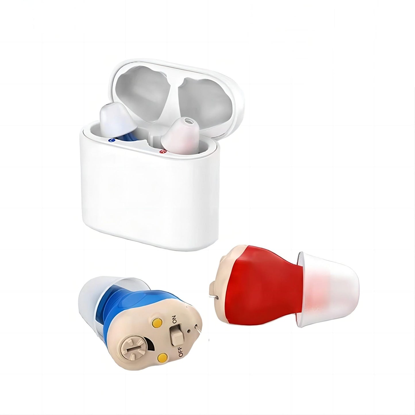 HexoTone™ – Rechargeable Hearing Aids for Elderly with Noise Reduction