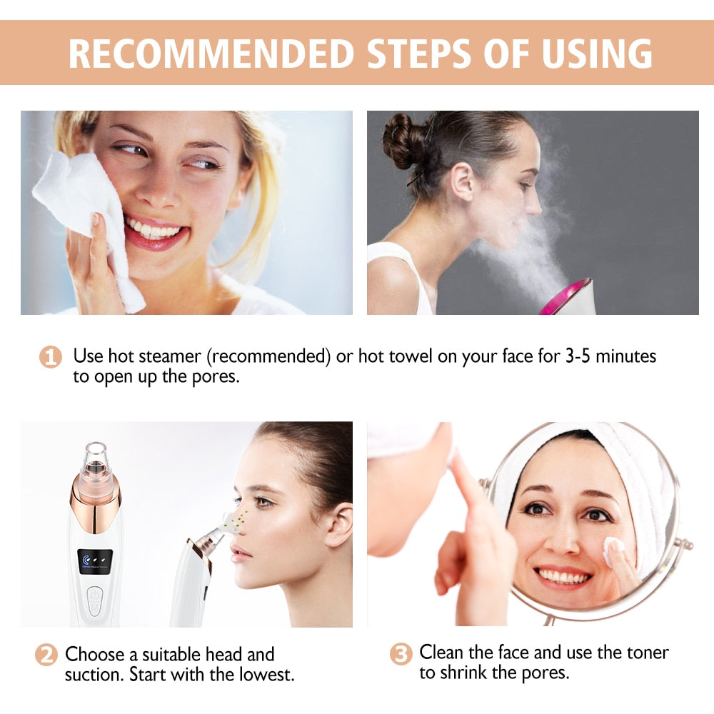 HexoClear™ Vacuum Blackhead Remover