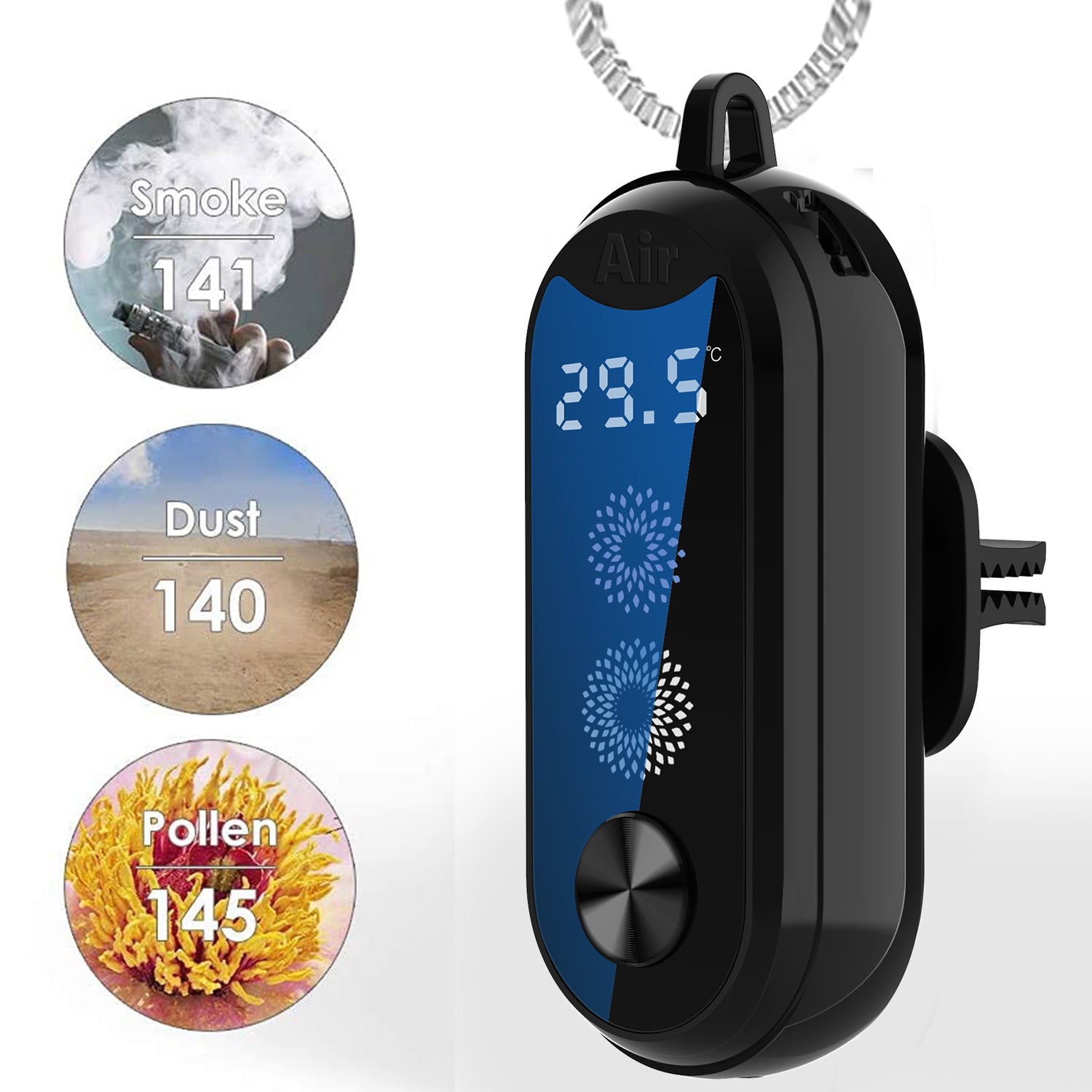 HexoPure™ Mini Portable Air Purifier Necklace