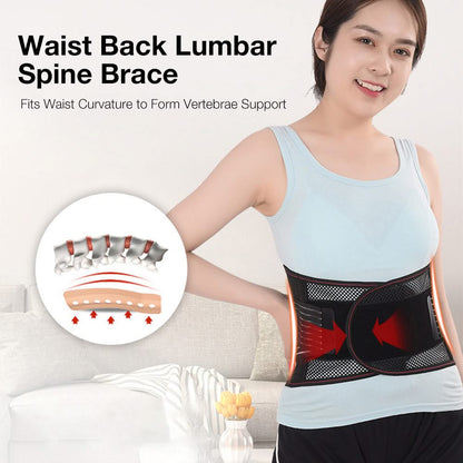 HexoSpine™ – Lumbar Support Belt with Breathable Mesh & Double Stabilization