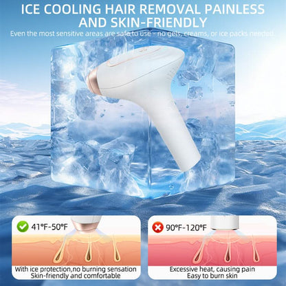 HexoGlow™ – IPL Hair Removal Device with Replaceable Head for Smooth, Painless Results