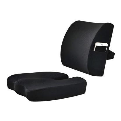 HexoSeat™ Ergonomic Back & Seat Cushion Set