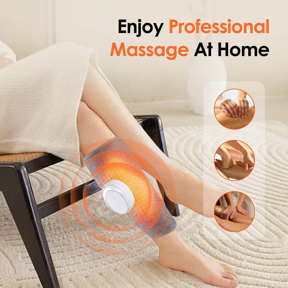 HexoLeg™ Cordless Air Compression Calf Massager with Heat &amp; Smart Pressure Relief