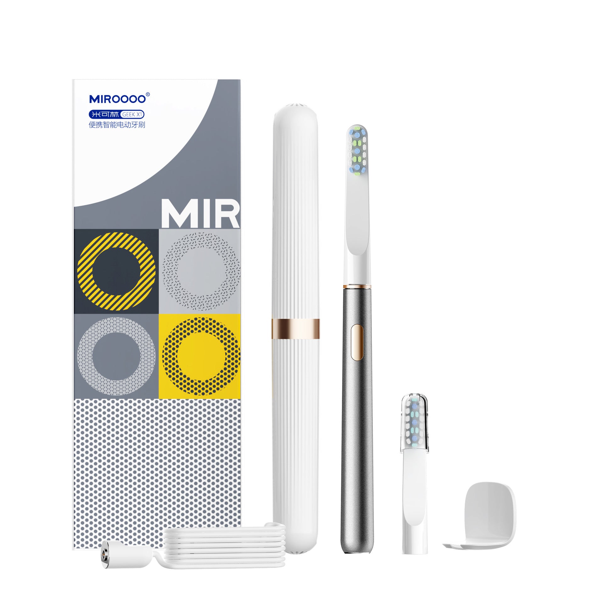 MIROOOO™ Soundwave Electric Toothbrush with Smart Vibration &amp; Magnetic Charging
