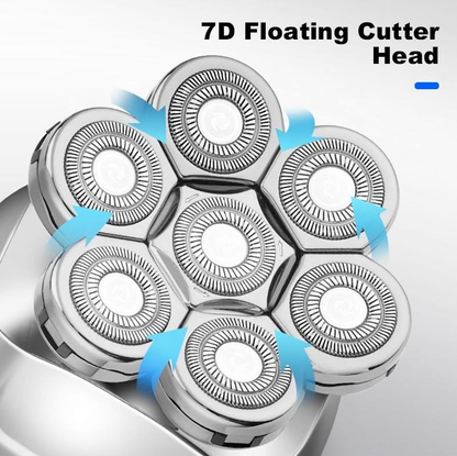 HexoShave™ Men's Electric Waterproof Head Shaver