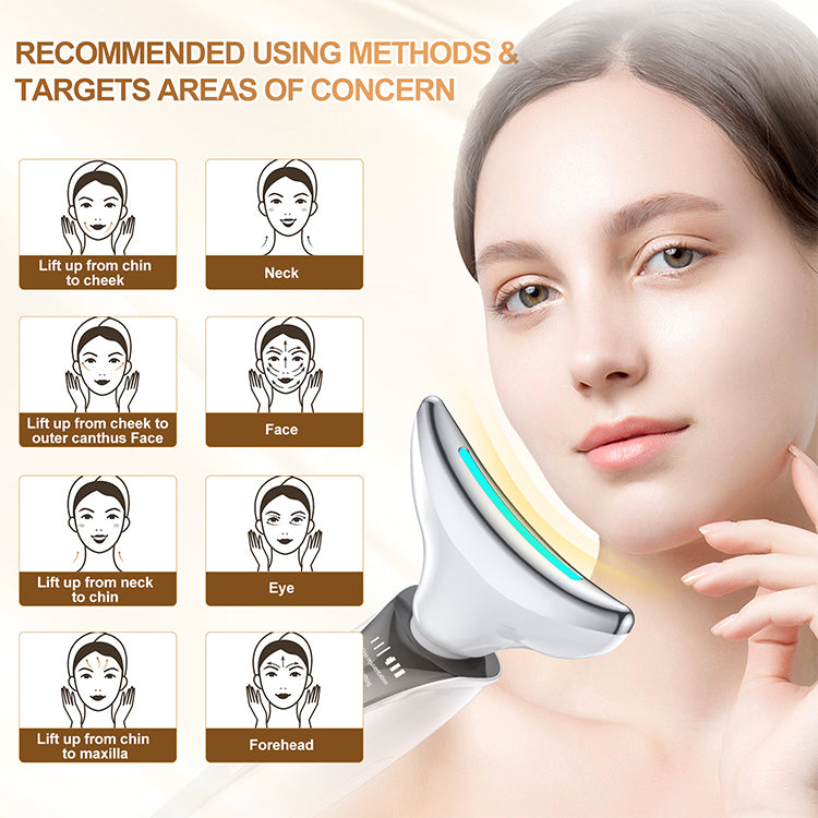 HexoNeck™ – LED Neck &amp; Face Lifting Massager for Wrinkles, Firmness &amp; Rejuvenation