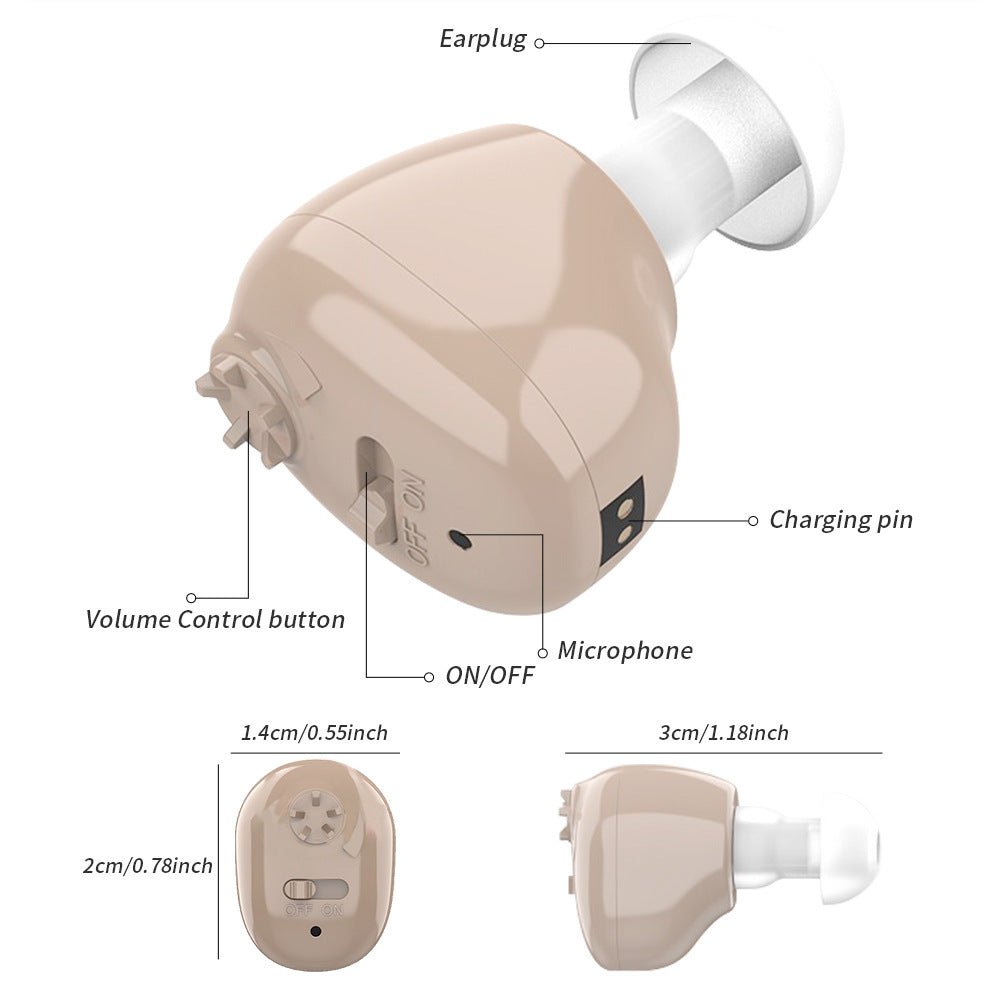 HexoSound™ USB Rechargeable Hearing Aid