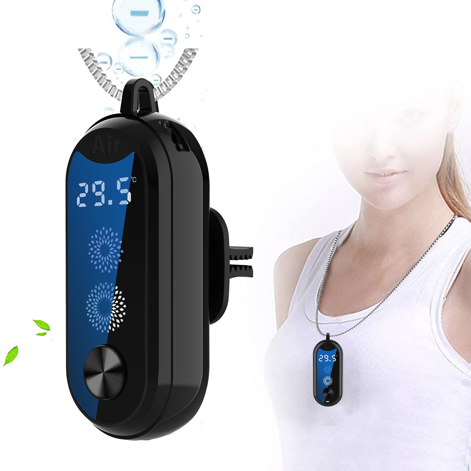 HexoPure™ Mini Portable Air Purifier Necklace