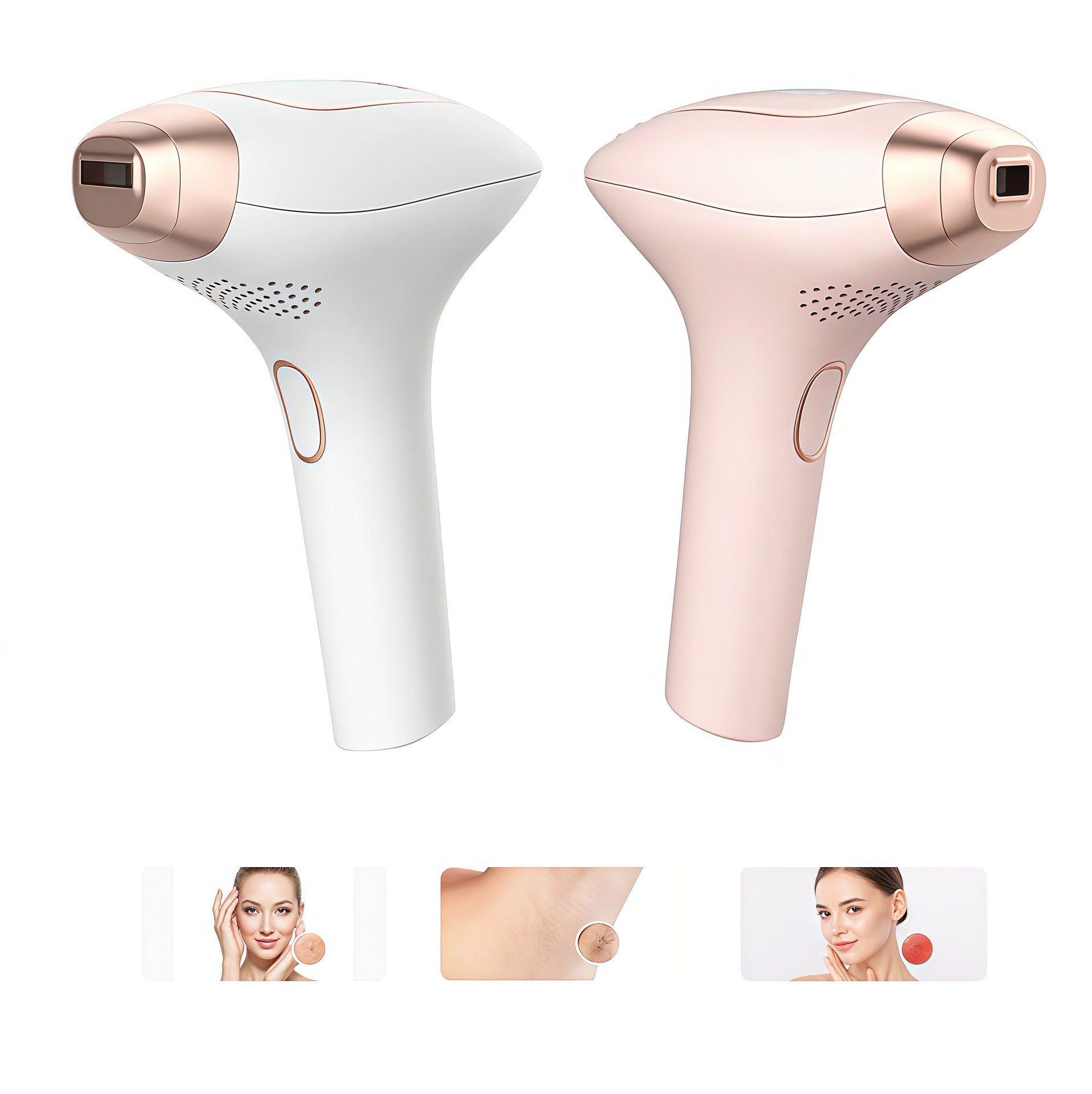 HexoGlow™ – IPL Hair Removal Device with Replaceable Head for Smooth, Painless Results