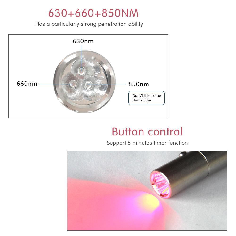HexoRay™ Red Light Therapy Flashlight
