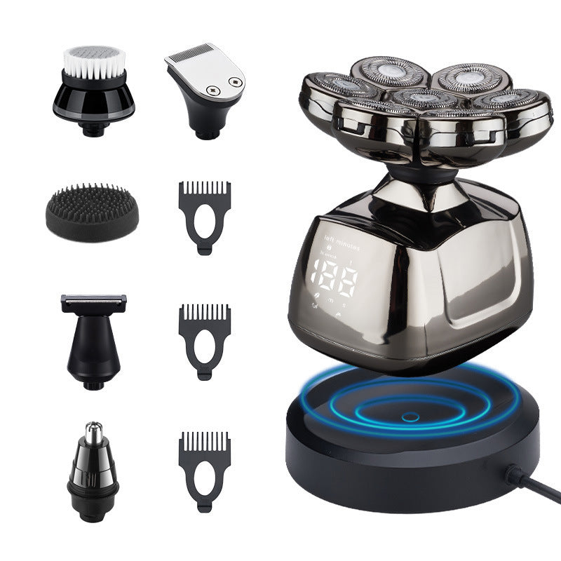 HexoShave™ Men&#39;s Electric Waterproof Head Shaver